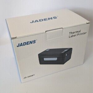 JADENS 268BT Bluetooth Thermal Shipping Label Printer Black | Brand New